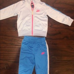 Nike baby girl track suit
